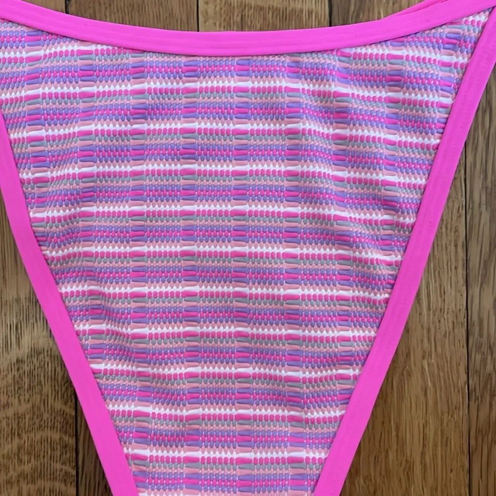 l*space Tommy Bitsy Bikini Bottom Electric‎ Pique Stripe (EPS) Swim Bathing XL